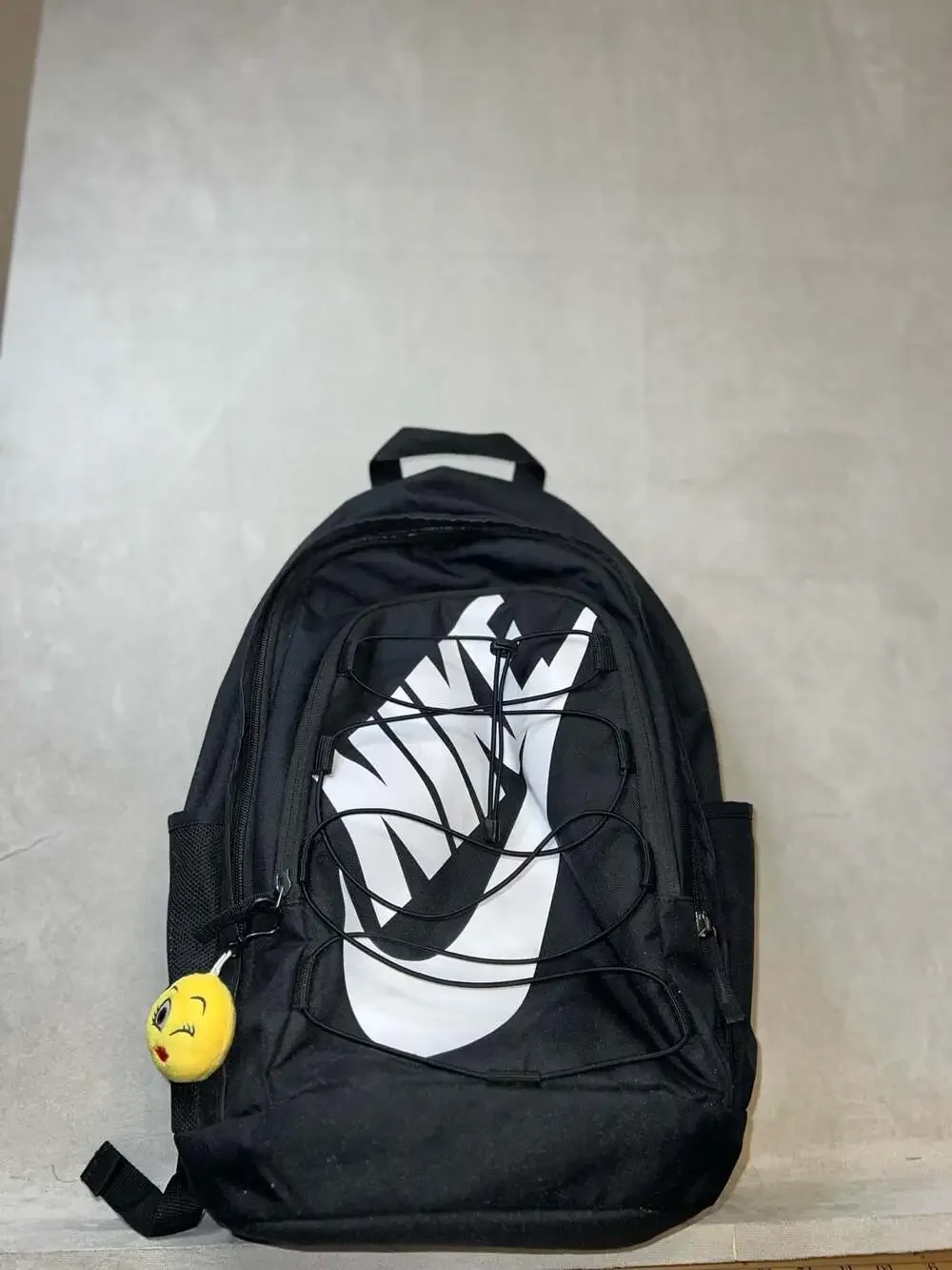 Nike Hayward 2.0 Backpack in Black with Graphic Print and Bungee Cord